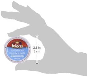 Folgers Vanilla Biscotti  Coffee Pods,12 Pods,108g {Imported from Canada}